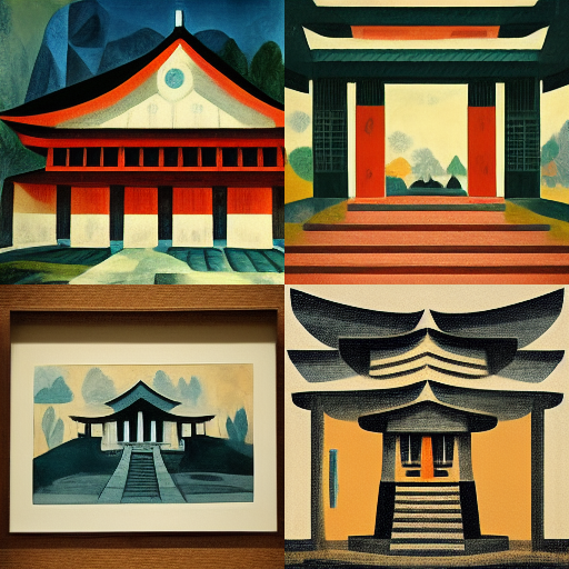 Teishoin_Japanese_temple_picasso_style.png